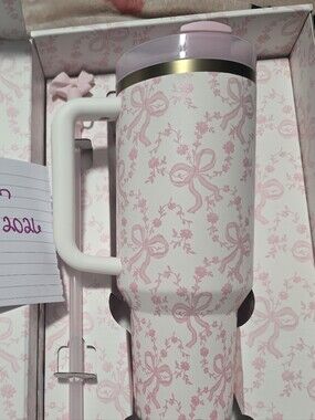 Love Shack Fancy Stabley 40 Oz Coquette Bow BNIB